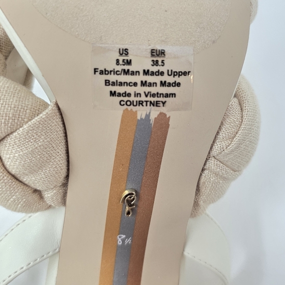 New Sam Edelman Courney Fabric Braided Strap Sandal 8.5 - Picture 11 of 15